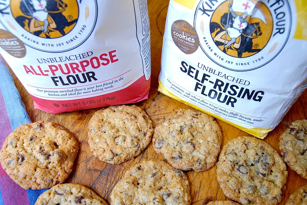 How to substitute self-rising flour for all-purpose flour via @kingarthurflour