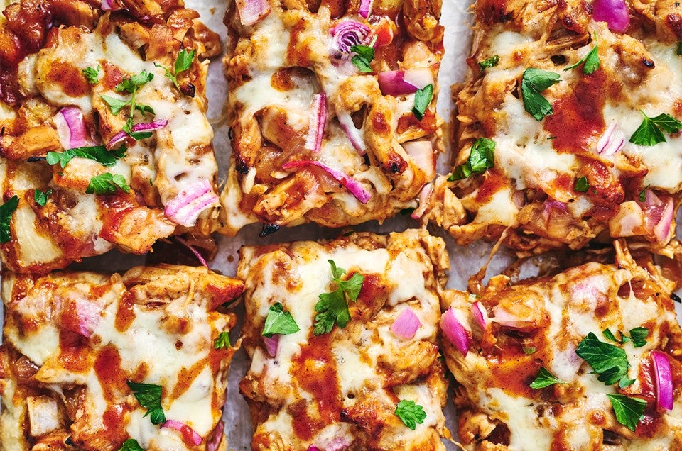 Barbecued Chicken Pizza  - select to zoom