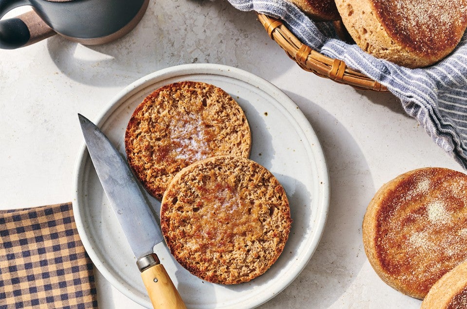 Baked Cinnamon English Muffins  - select to zoom