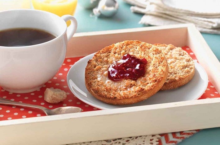 Baked Cinnamon English Muffins - select to zoom