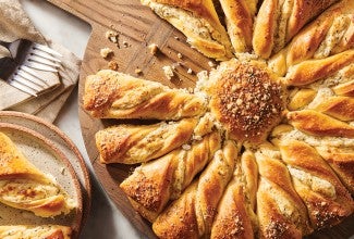 Garlic and Herb Sun Bread (Tarte Soleil)