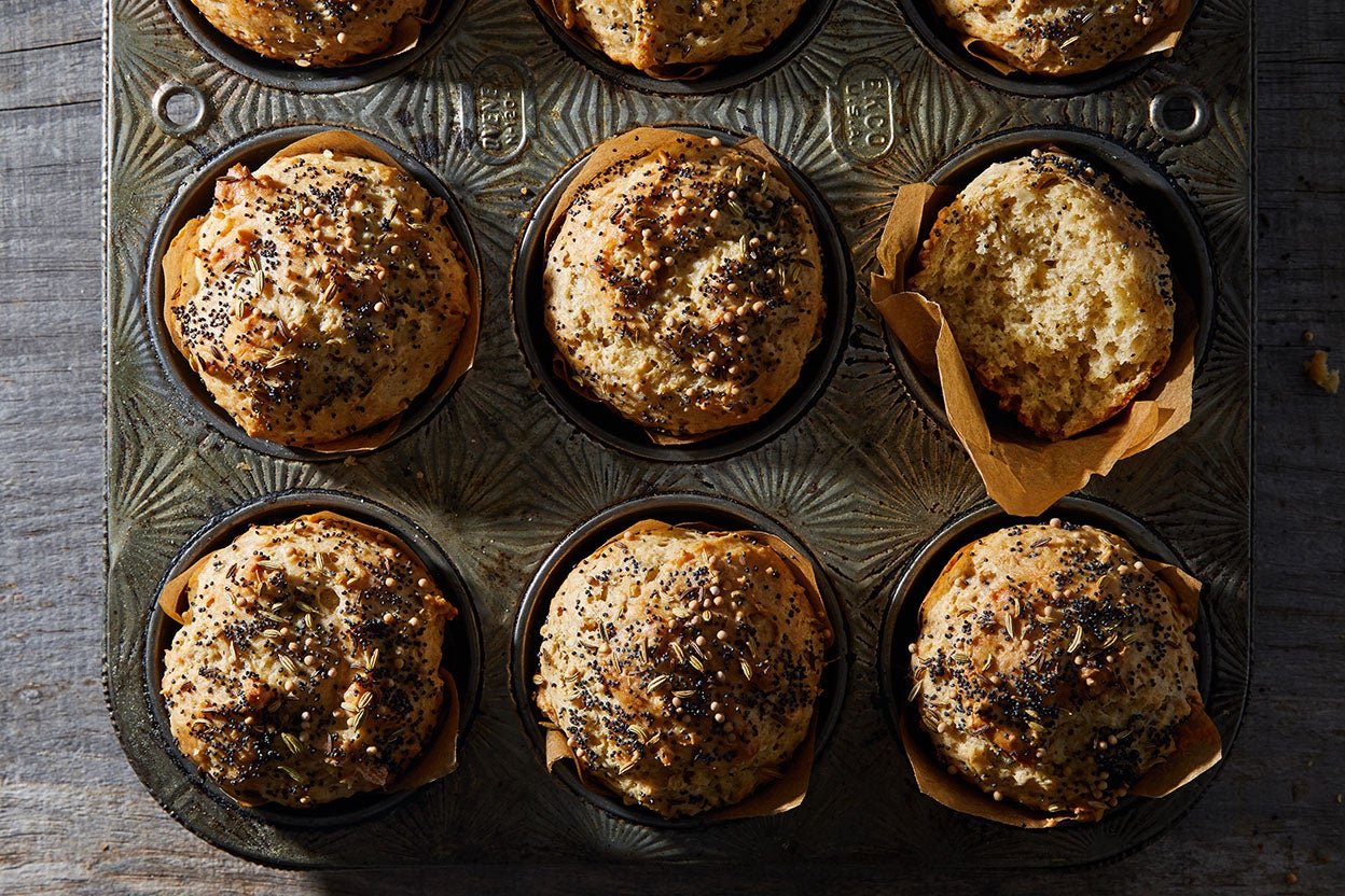 Caraway Muffin Pan in Navy  Muffin pan, Blue berry muffins, Muffin