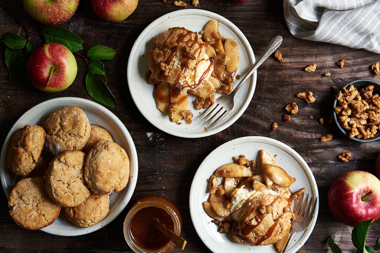 Caramel Apple Biscuits