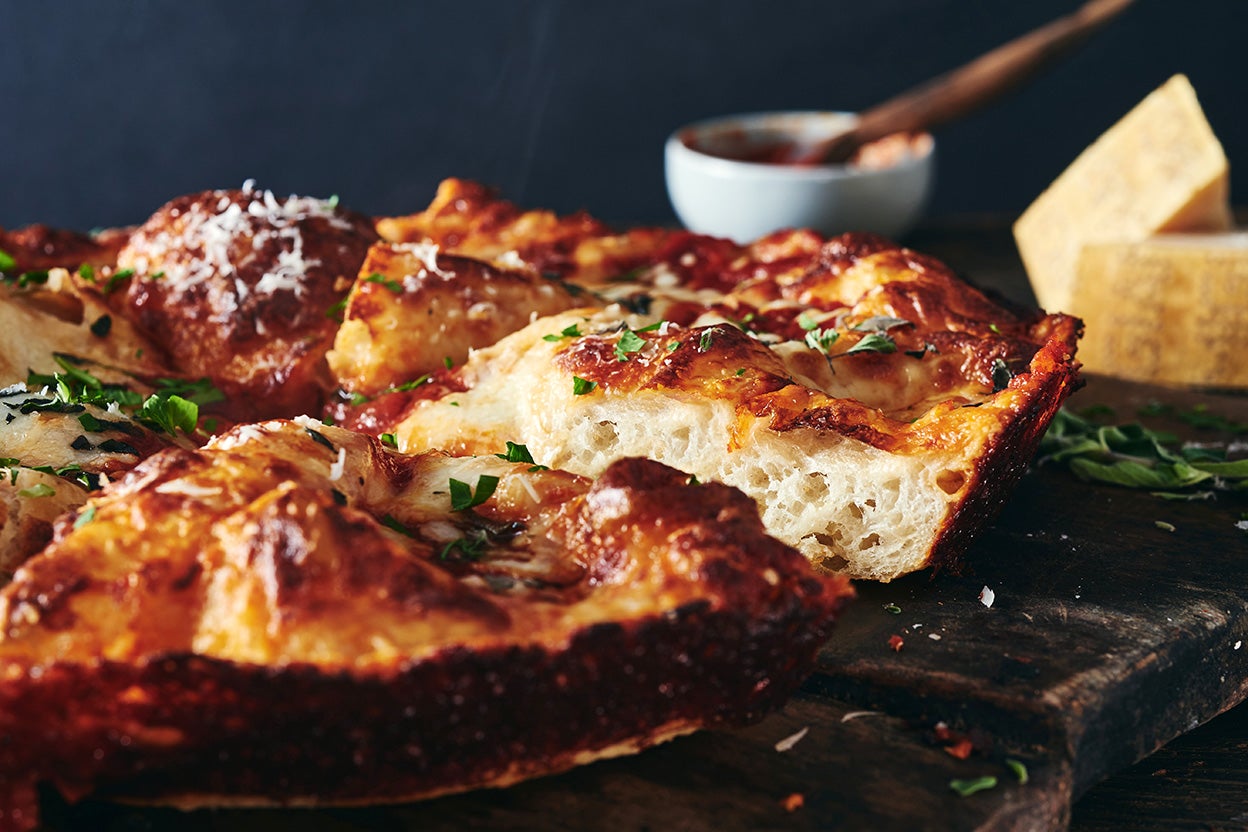 Stuffed Crust Cast Iron Pizza - A Beautiful Mess