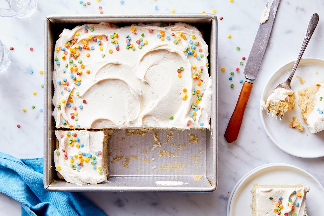 Vanilla Cake Pan Cake Recipe