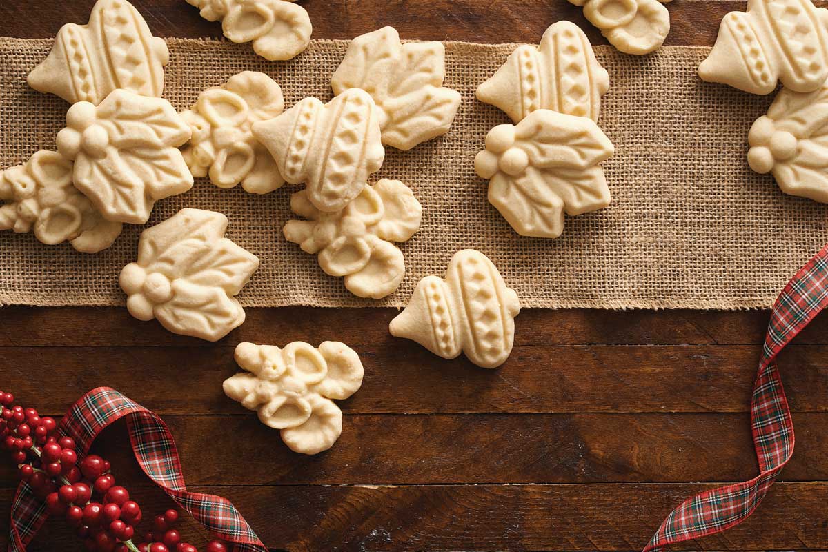 Gluten Free Chocolate Espresso Stamped Cookies - Nordic Ware