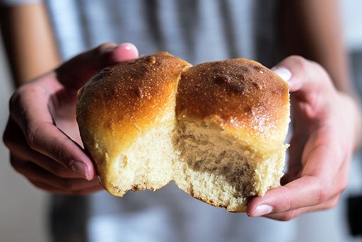 Just Bread made into rolls