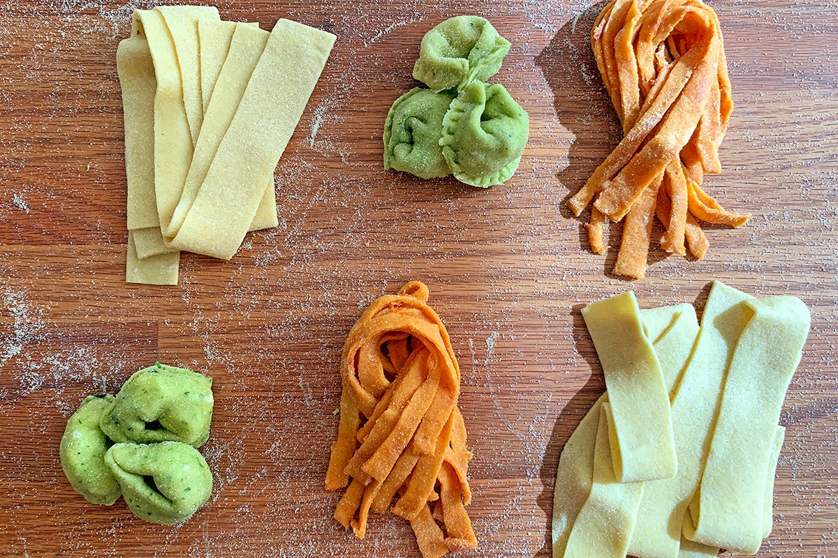 Stand Mixer Pasta Dough: Plain, Tomato or Spinach