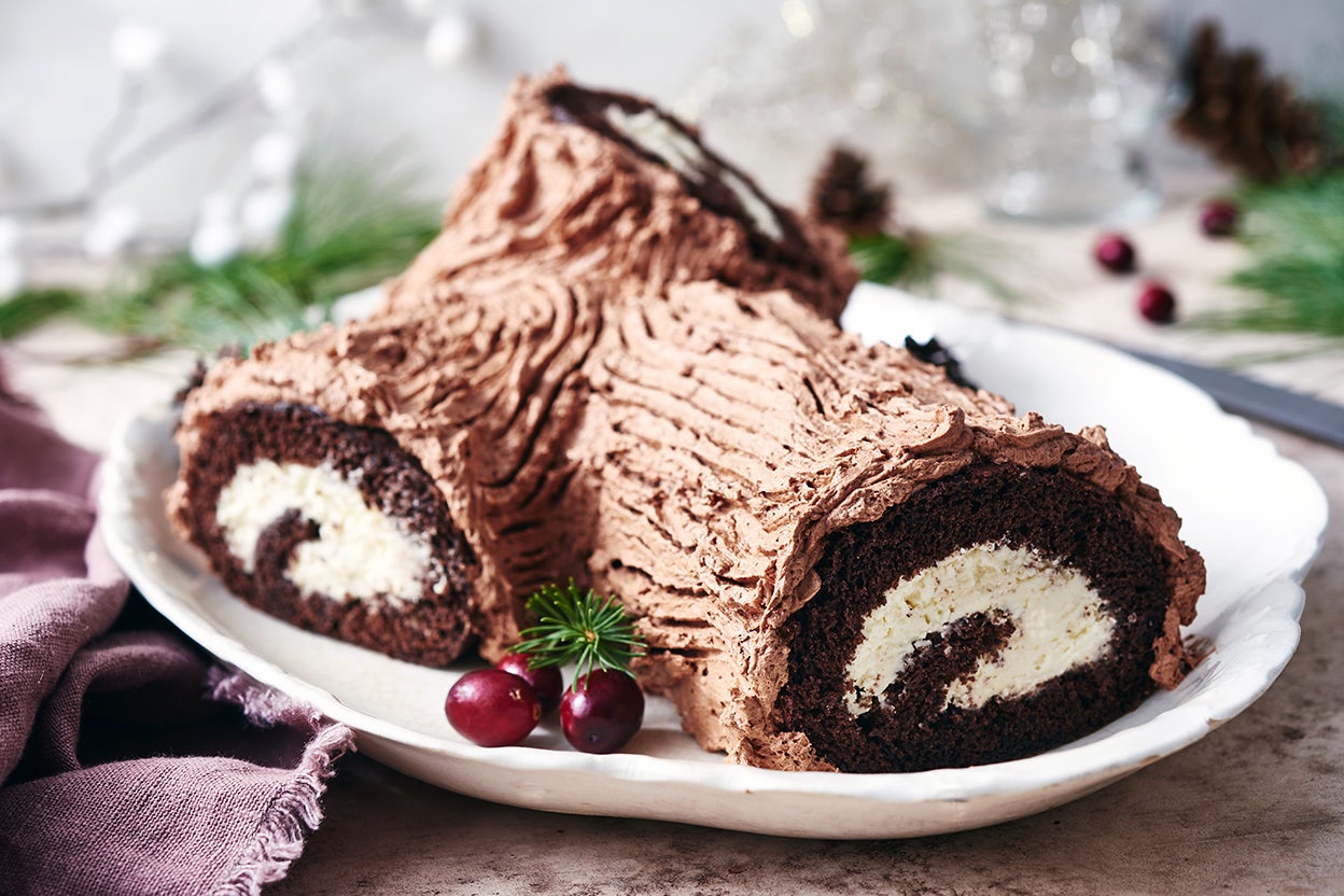 Yule Log Cake Recipe 