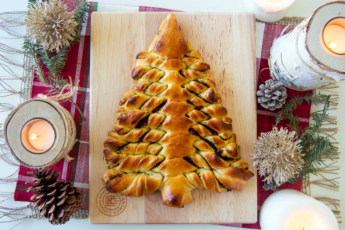 Christmas Tree Cakes - Cookie Dough and Oven Mitt