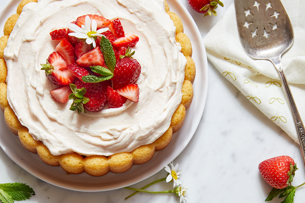 Strawberry Mousse Cake | King Arthur Baking