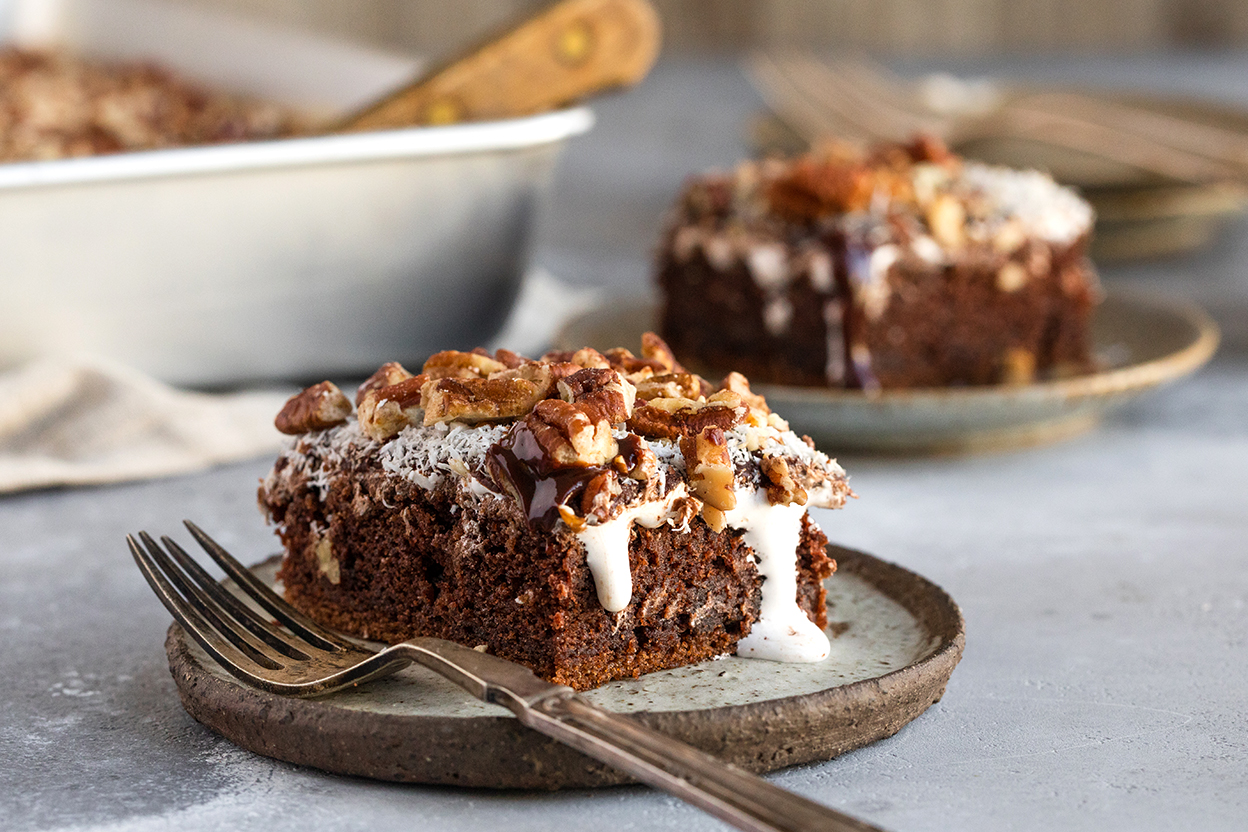Mississippi Mud Cake recipe - from the The Muffin Queen Cookbook Family  Cookbook