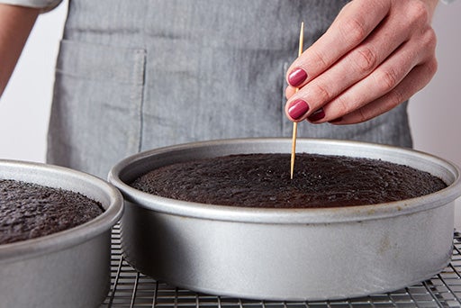 Chocolate Mousse Cake with Raspberries – Step 5