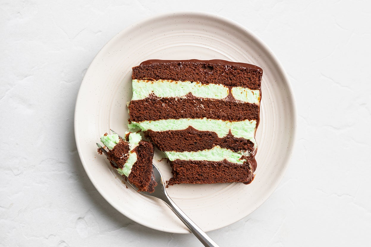 Creamy Mint Chocolate Ref cake