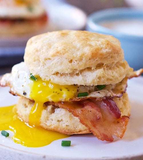 Buttery Sourdough Biscuits