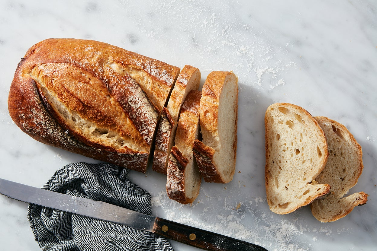 Baking sourdough in a loaf pan