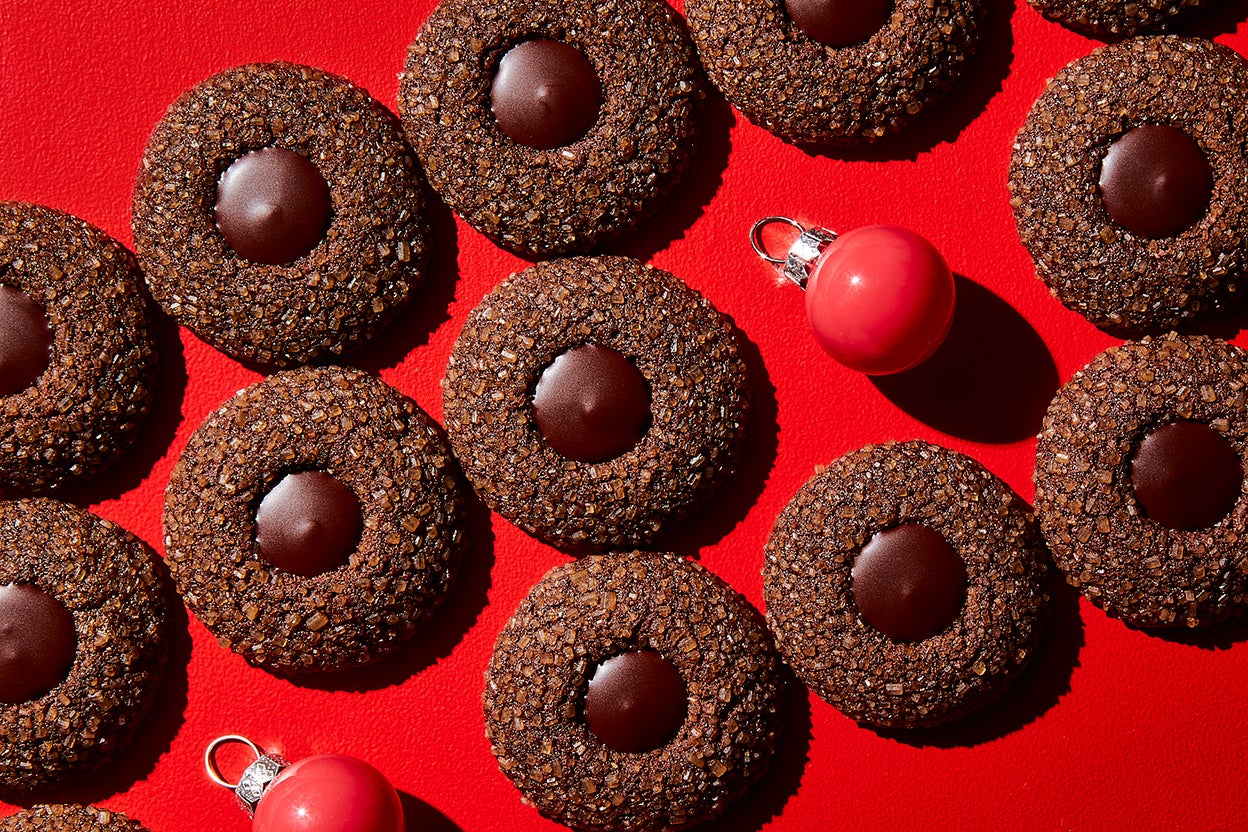 Gluten-Free Chocolate Molasses Thumbprints-image