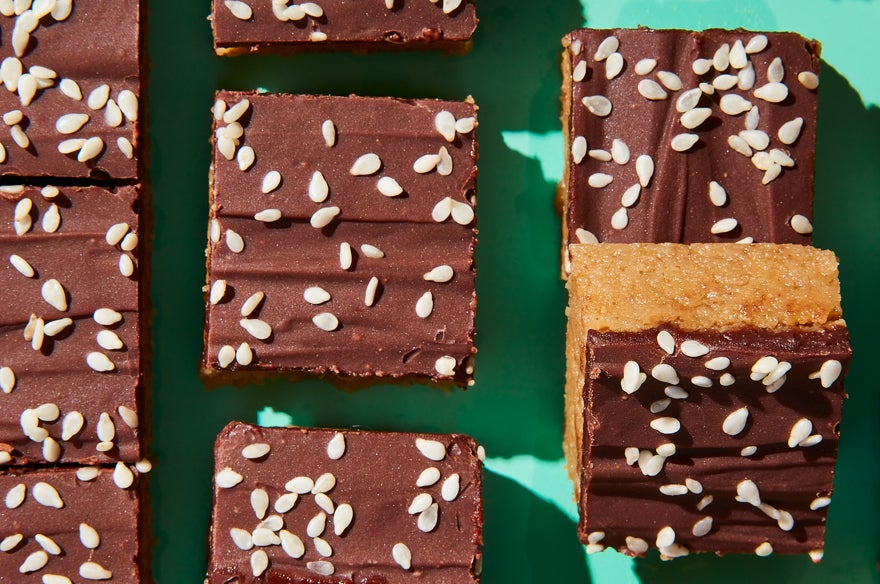 Chocolate Tahini Bars