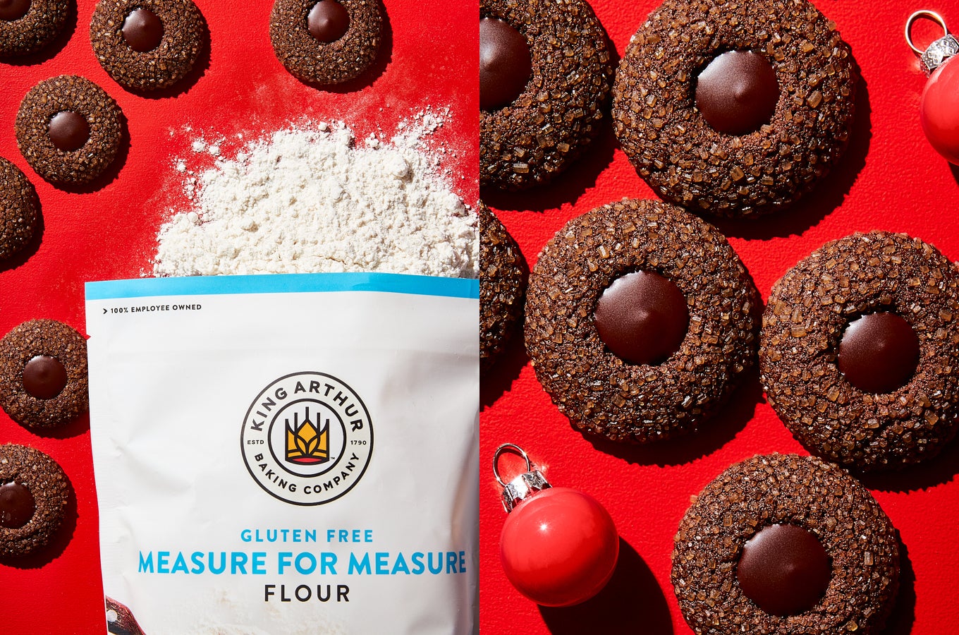 Gluten-Free Chocolate Molasses Thumbprints