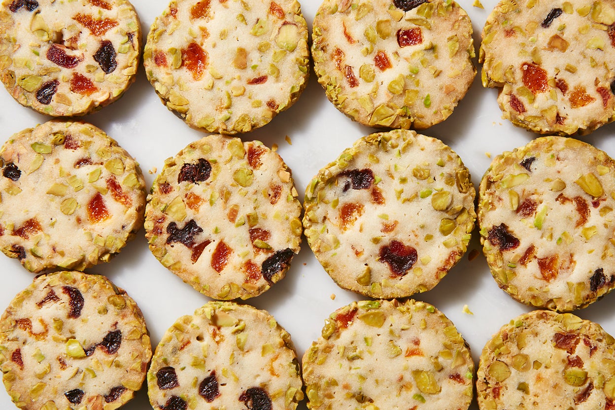 Pistachio-Crusted Icebox Cookies