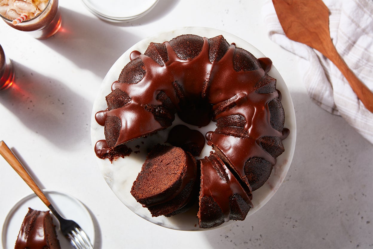 Root Beer Cake with Chocolate Root Beer Ganache Recipe | King Arthur Baking