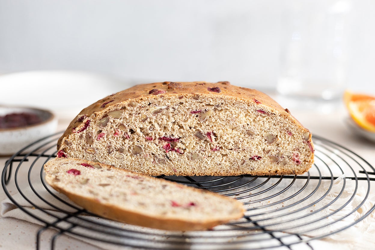 Whole Wheat CranberryOrange Loaf Recipe King Arthur Baking