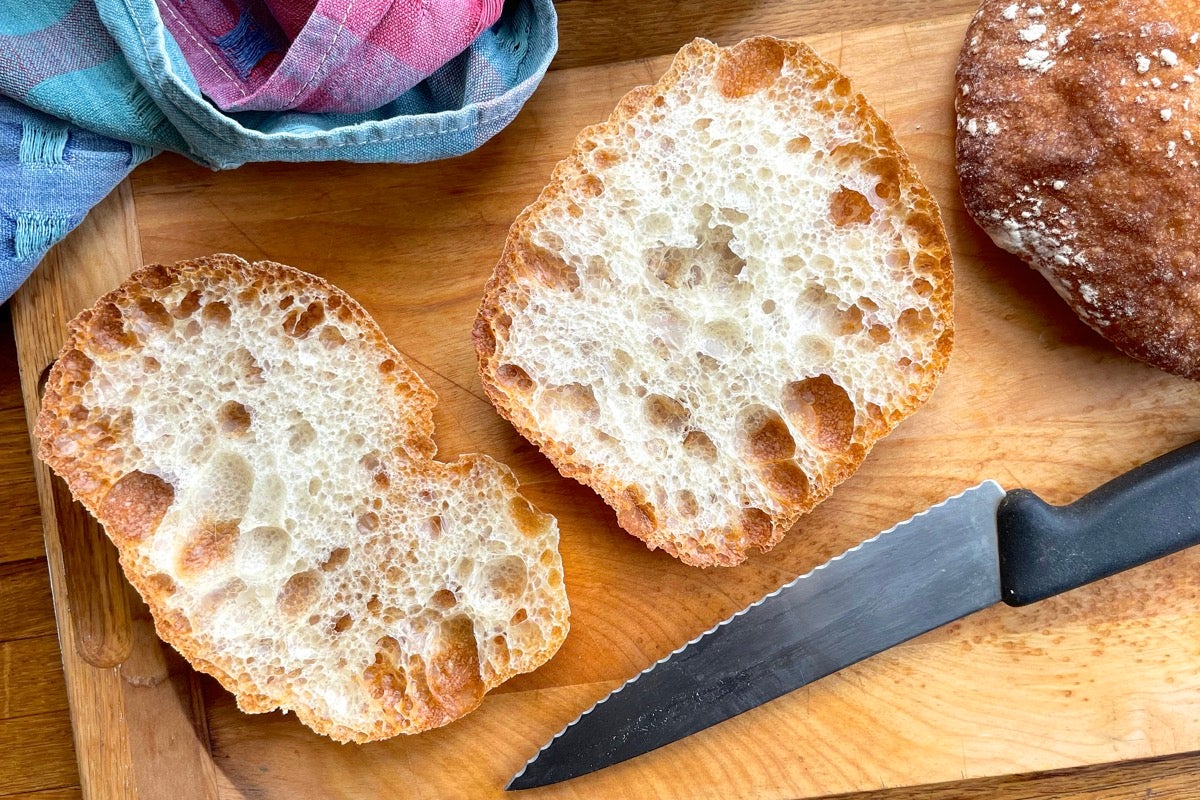 How to make Pan de Cristal with sourdough starter