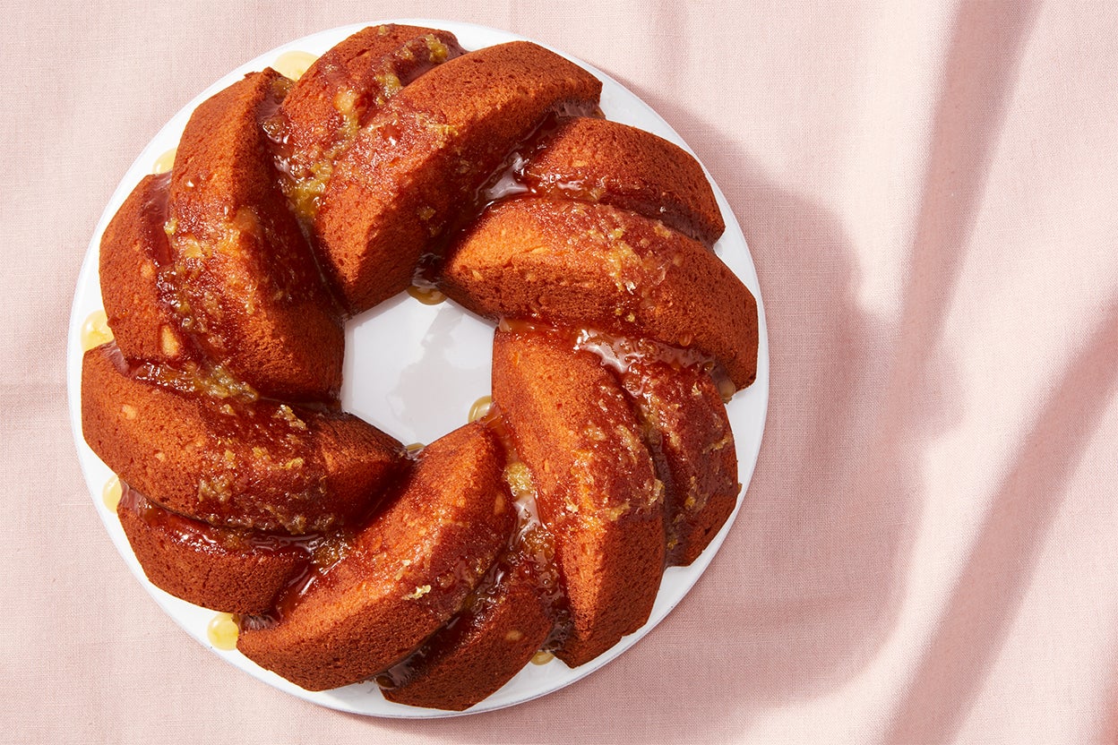 Almond Bundt Cake with Coconut Glaze - Bake from Scratch