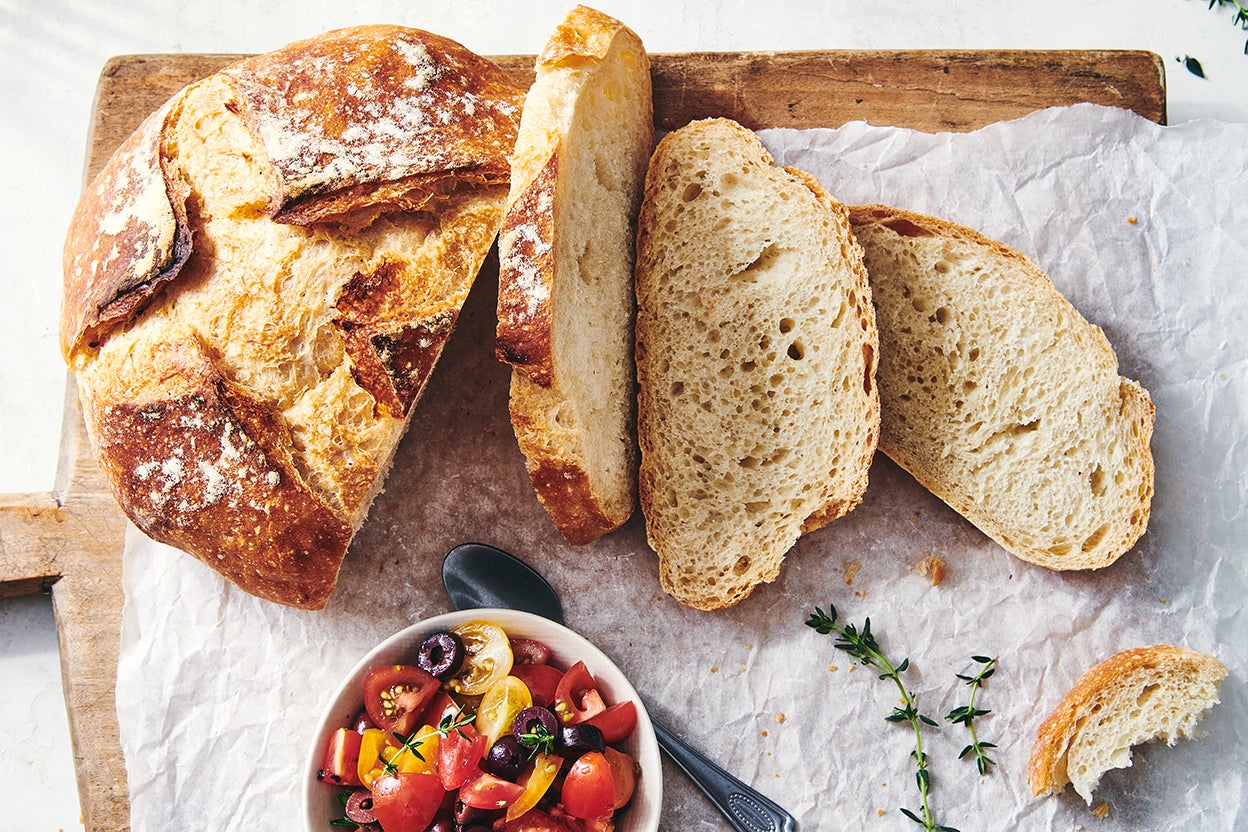 No Knead Bread (Dutch Oven Bread) - Jessica in the Kitchen