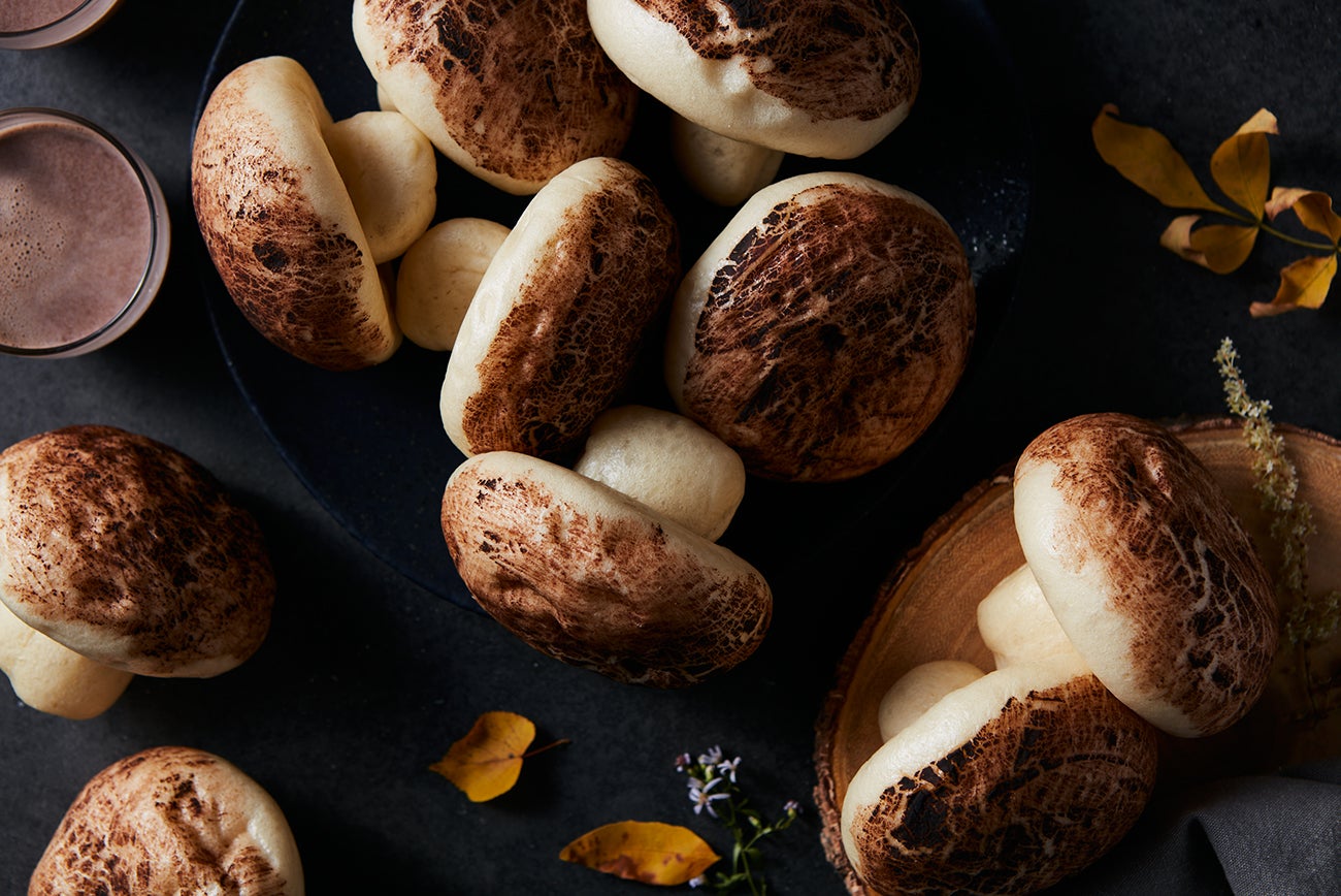 Chocolate "Mushroom" Buns