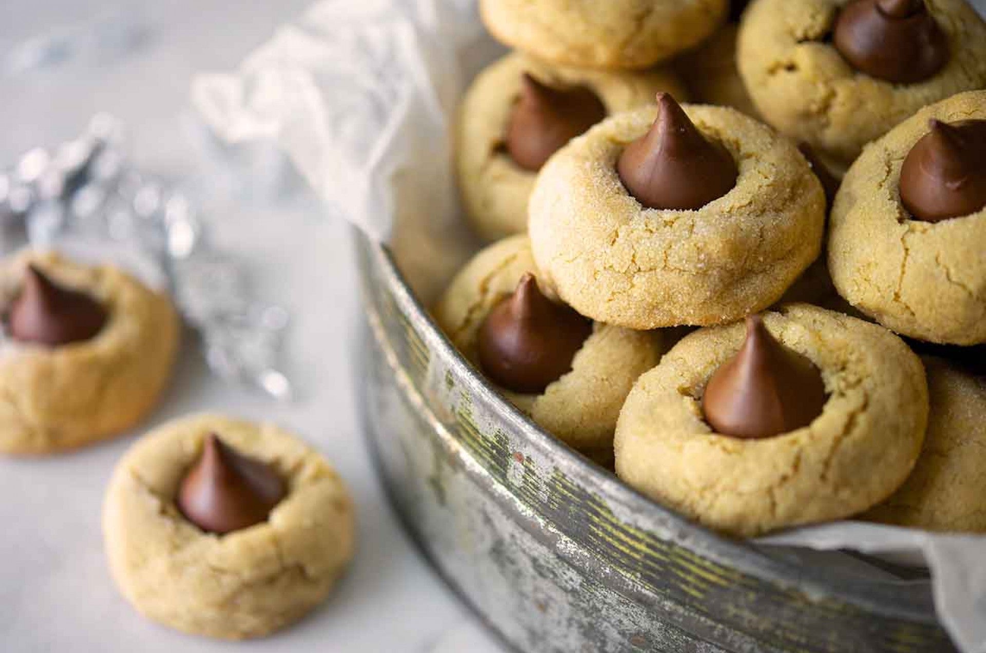 Peanut Butter Blossoms Recipe King Arthur Baking