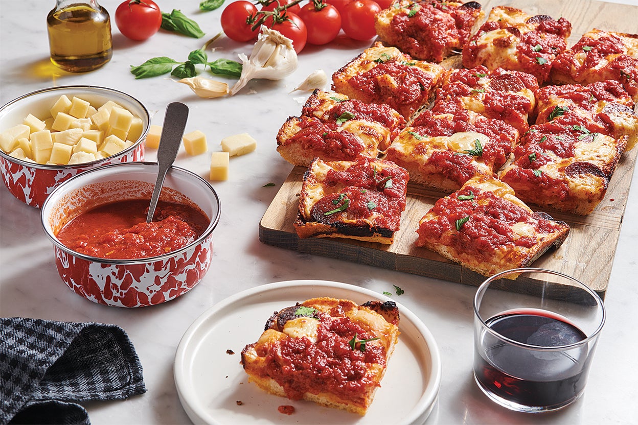 How to Make Homemade Detroit-Style Pizza