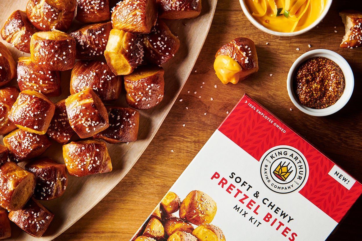 Soft & Chewy Pretzel Bites Recipe King Arthur Baking