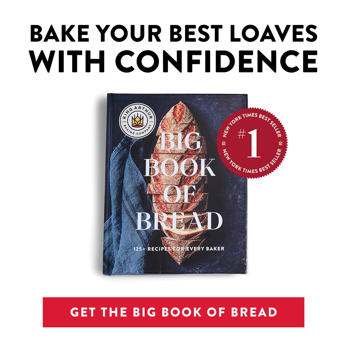 Bake your best loaves with confidence - Get the big book of bread