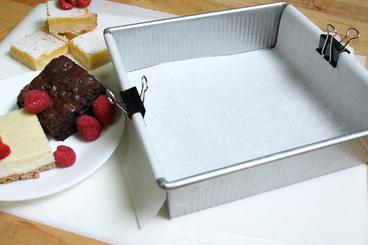 Baking with a parchment paper sling King Arthur Baking