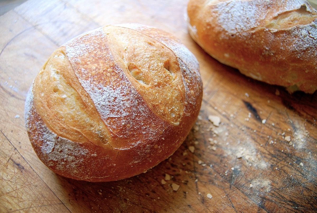 No-Knead Bread via @kingarthurflour