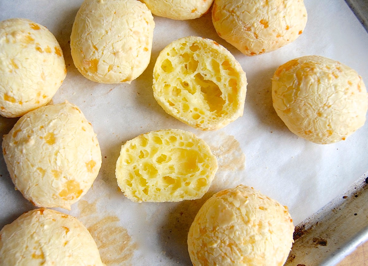 Pão de Queijo via @kingarthurflour