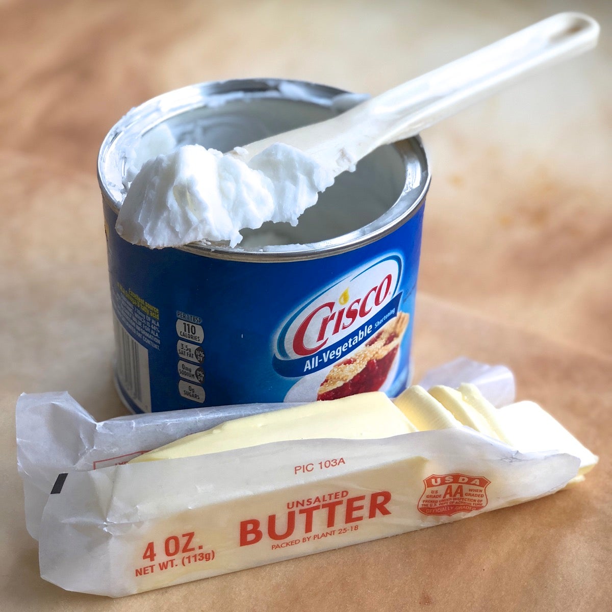 Butter vs. shortening in pie crust via @kingarthurflour