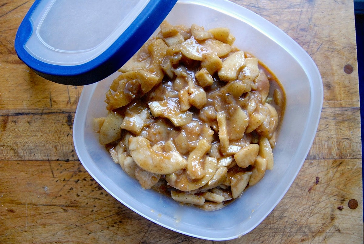 Apple pie filling via @kingarthurflour