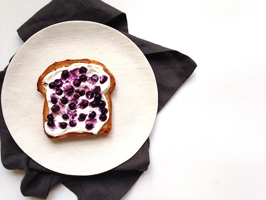 blueberry toast