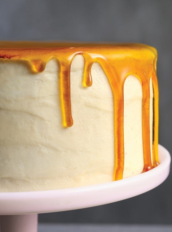 Caramel Cake via @kingarthurflour