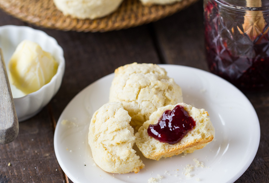 Easy Gluten-Free Biscuits via @kingarthurflour