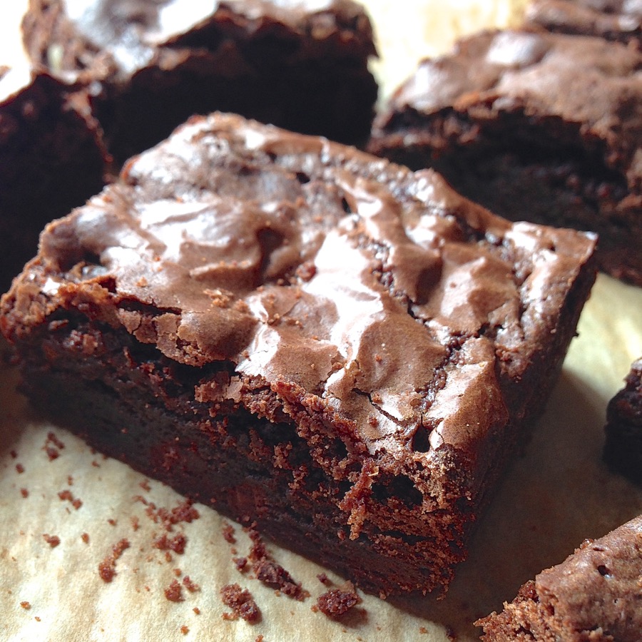 How to make brownies with a shiny crust - 6