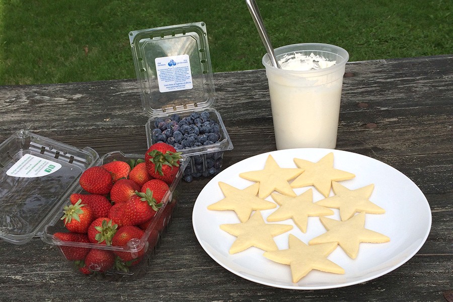 How to make Berry Star Cookies via @kingarthurflour