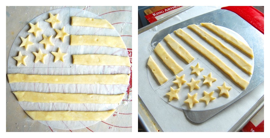 How to make Flag Pie via @kingarthurflour