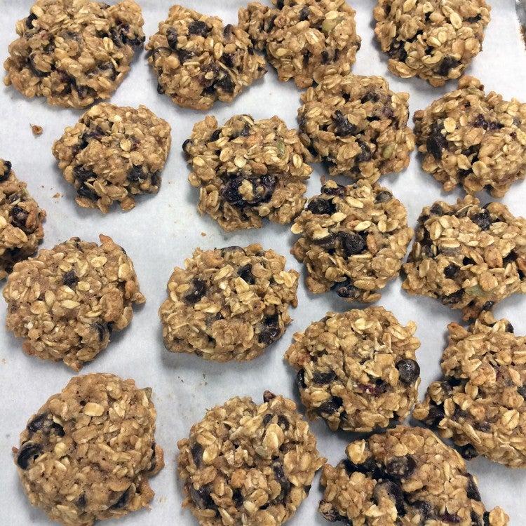 Muesli Cookies vis @kingarthurflour