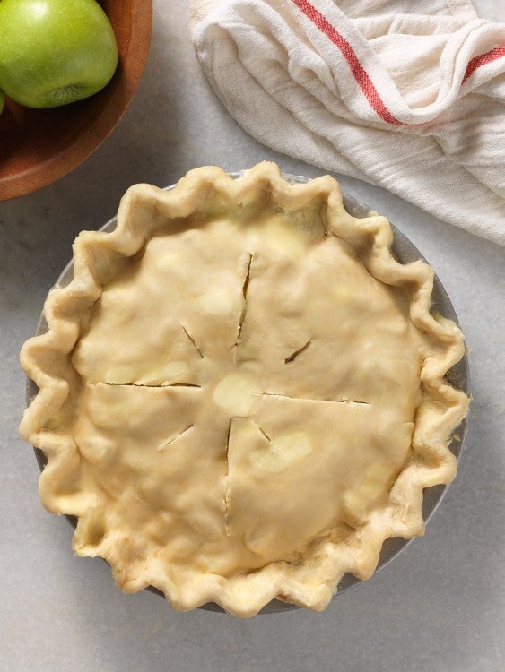 Double crust pie via @kingarthurflour