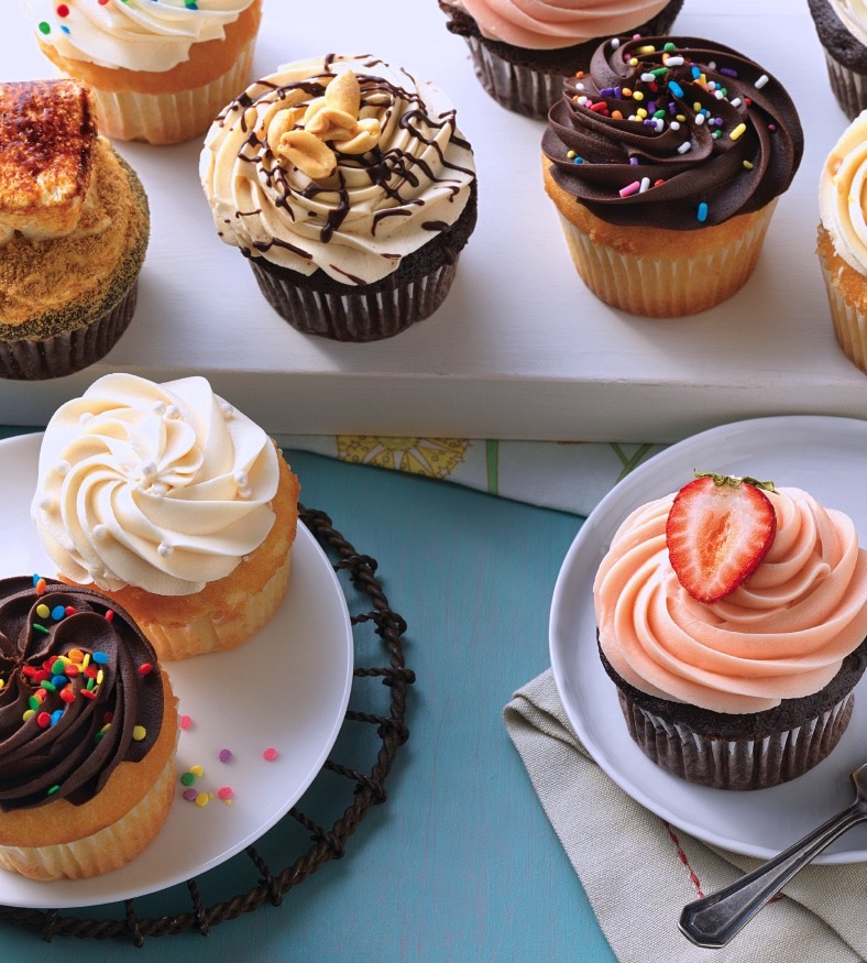 S'more Cupcakes via @kingarthurflour