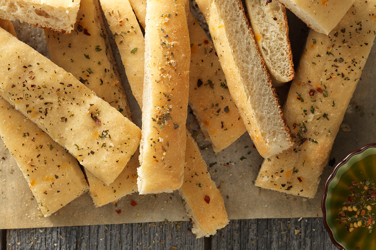 Soft Bread Sticks via @kingarthurflour