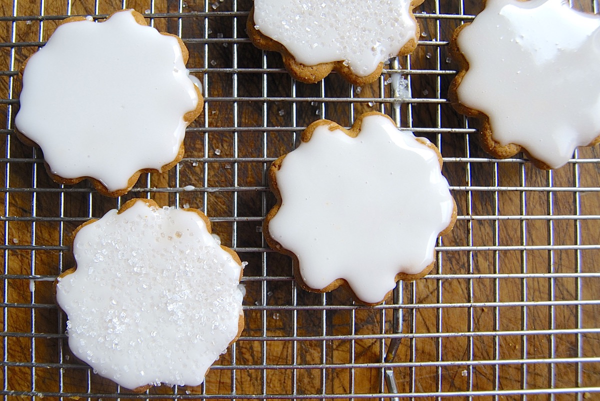 Simple cookie glaze via @kingarthurflour